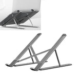 Tragbarer verstellbarer Laptop-Ständer Desktop Hebehöhe Erhöhungsgestell Faltbarer Wärmeableitungs-Halter, Stil: Standard, Stil: Standard(Grau), Stil: Standard(Silber)