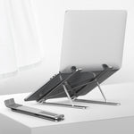 Tragbarer verstellbarer Laptop-Ständer Desktop Hebehöhe Erhöhungsgestell Faltbarer Wärmeableitungs-Halter, Stil: Standard, Stil: Standard(Grau), Stil: Standard(Silber)