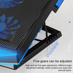 Dual-USB-Anschlüsse Fünfadriger Kühler Notebook-Computer-Halter