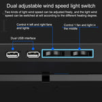 Dual-USB-Anschlüsse Fünfadriger Kühler Notebook-Computer-Halter