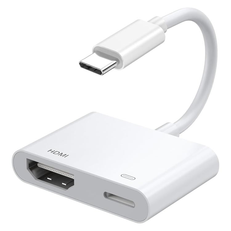 USB-C/Type-C zu HDMI+USB-C/Type-C Video-Konverter, Type-C 4K/30HZ