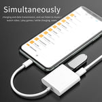 11 cm 8-Pin-Stecker zu USB & 8-Pin-Daten-Ladekabel Kamera-Leser Adapter, unterstützt Systeme ab iOS 9.2