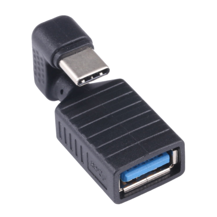 USB-C / Typ-C Stecker zu USB 3.0 Buchse U-förmiger Winkel OTG Adapter, Typ-C zu USB 3.0