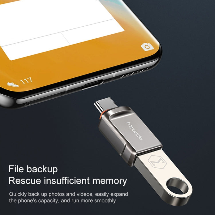 MCDODO USB 3.0 Buchse auf USB-C / Typ-C Stecker OTG Konverter USB-Flash-Disk, USB-C / Typ-C