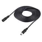 2m 22AWG 5,5 x 2,1mm Buchse zu Stecker DC-Stromversorgungs-Verlängerungskabel für Laptop, 2m 5,5 x 2,1mm