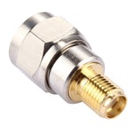 2 Stück F Stecker zu SMA Buchse Verbinder, 2 Stück F Stecker zu SMA Buchse