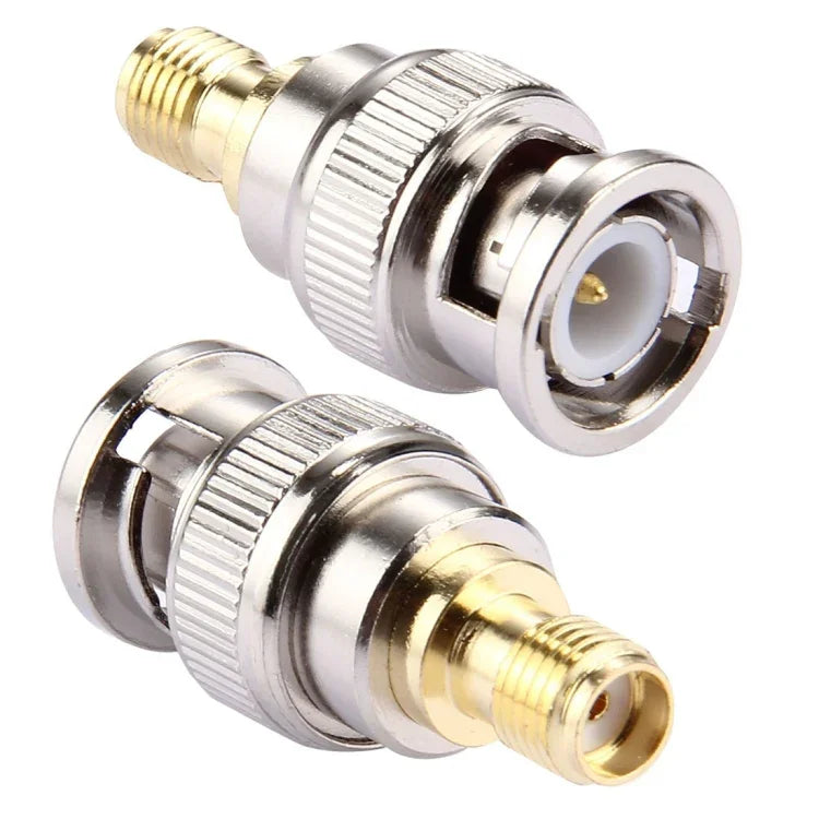 2 Stück BNC-Stecker auf SMA-Buchse, Stecker auf SMA-Buchse
