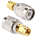 2 Stück TNC Stecker zu SMA Stecker Verbinder, 2 Stück TNC Stecker zu SMA Stecker