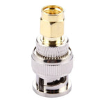 2 Stück BNC-Stecker auf SMA-Stecker, Stecker auf SMA-Stecker