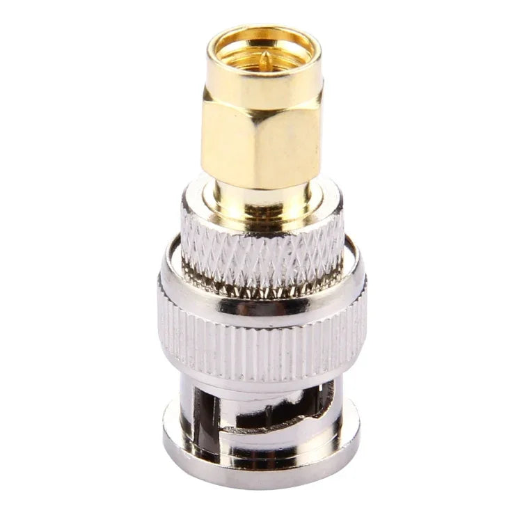 2 Stück BNC-Stecker auf SMA-Stecker, Stecker auf SMA-Stecker