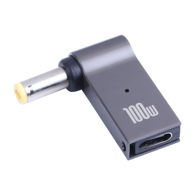 100W USB-C / Typ-C Buchse zu DC 5,5 x 2,5mm Stecker Computer-Ladeadapter für Lenovo, Typ-C Buchse zu DC 5,5x2,5mm Stecker
