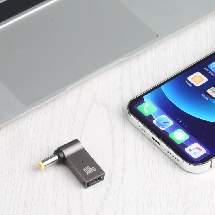 100W USB-C / Typ-C Buchse zu DC 5,5 x 2,5mm Stecker Computer-Ladeadapter für Lenovo, Typ-C Buchse zu DC 5,5x2,5mm Stecker