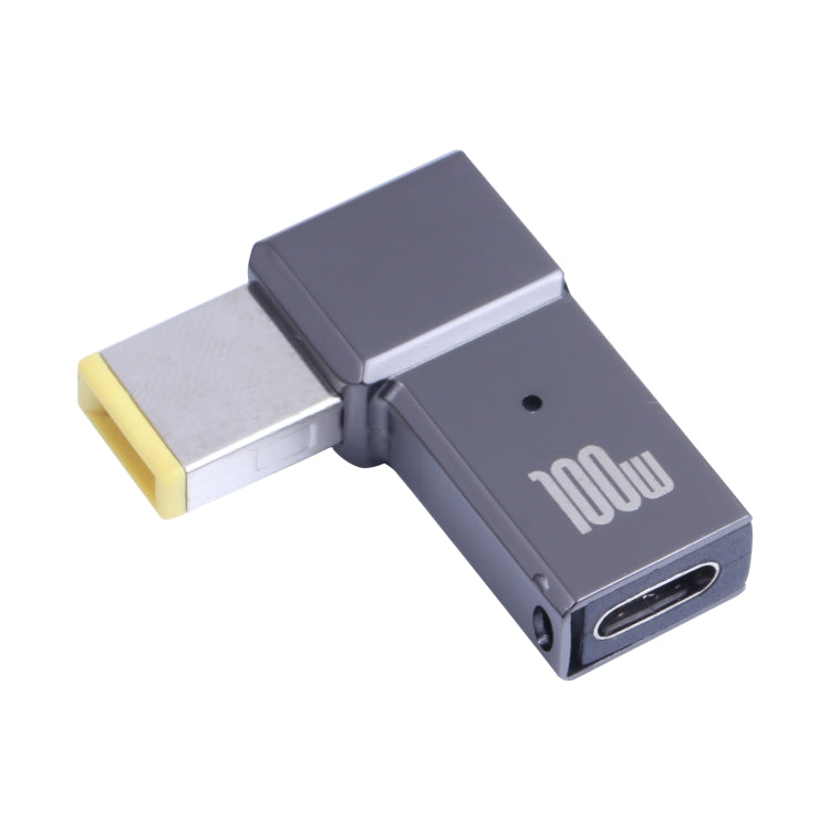 100W USB-C / Typ-C Buchse zu großem quadratischem Computer-Ladeadapter für Lenovo, Typ-C Buchse zu großem Quadrat