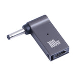 100W USB-C / Typ-C Buchse zu DC 3,5x1,35mm Stecker Computer-Ladeadapter, Typ-C Buchse zu DC 3,5x1,35mm Stecker