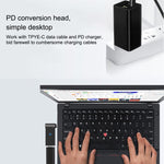 100W USB-C / Typ-C Buchse zu DC 5,5 x 2,1mm Stecker Computer-Ladeadapter, Typ-C Buchse zu DC 5,5 x 2,1mm Stecker