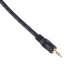 30cm Metallkopf 3,5mm Stecker zu 3-pol XLR CANNON Stecker Audio Anschluss Adapterkabel, 3,5mm Stecker