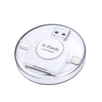 X-Flash R01 3-in-1 8-Pin + USB-C / Typ-C + Micro-USB Schnittstelle SD / TF-Kartenleser