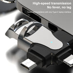 3-in-1 OTG-Adapter, USB auf Typ C / Micro-USB / 8 Pin