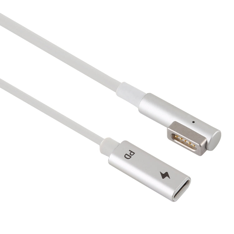 5 Pin MagSafe 1 (L-Form) zu USB-C / Type-C PD Ladeadapter, Type-C zu MagSafe 1