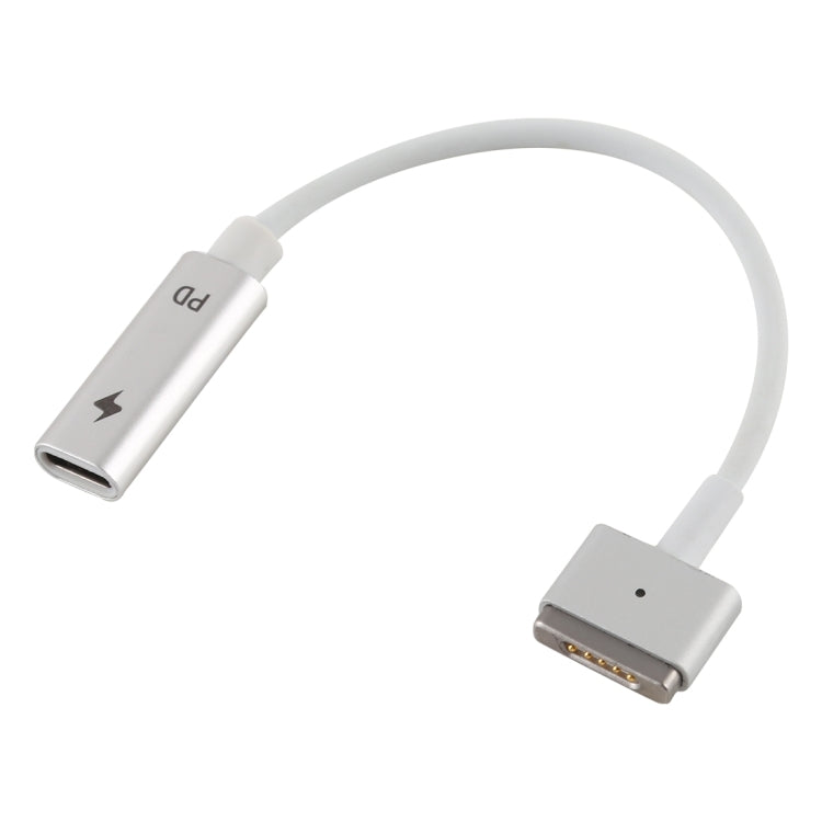 5 Pin MagSafe 2 (T-Form) zu USB-C / Type-C PD Ladeadapter, Type-C zu MagSafe 2