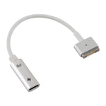 5 Pin MagSafe 2 (T-Form) zu USB-C / Type-C PD Ladeadapter, Type-C zu MagSafe 2