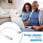 5 Pin MagSafe 2 (T-Form) zu USB-C / Type-C PD Ladeadapter, Type-C zu MagSafe 2