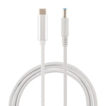Für HP USB-C / Typ-C zu 7,4 x 0,6mm Laptop Stromladekabel, Kabellänge: ca. 1,5m, Typ-C zu 7,4 x 0,6mm