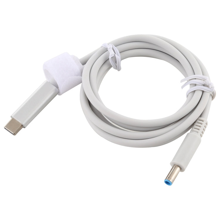 Für HP USB-C / Typ-C zu 7,4 x 0,6mm Laptop Stromladekabel, Kabellänge: ca. 1,5m, Typ-C zu 7,4 x 0,6mm
