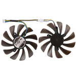 DC 12V 4-Pin VGA Grafikkarten-Kühlventilator für Zotac Geforce GTX 1080 Ti GTX 1080Ti AMP Edition, Durchmesser: 95mm, Paar, Durchmesser: 95mm