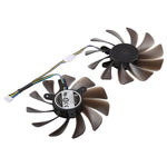 DC 12V 4-Pin VGA Grafikkarten-Kühlventilator für Zotac Geforce GTX 1080 Ti GTX 1080Ti AMP Edition, Durchmesser: 95mm, Paar, Durchmesser: 95mm