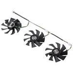 3 Stück Grafikkarten-Kühlventilator für Zotac GTX 1070-8GD5 X-OC, Durchmesser: 85mm, 0,5A Durchmesser: 9,5mm (3 Stück)