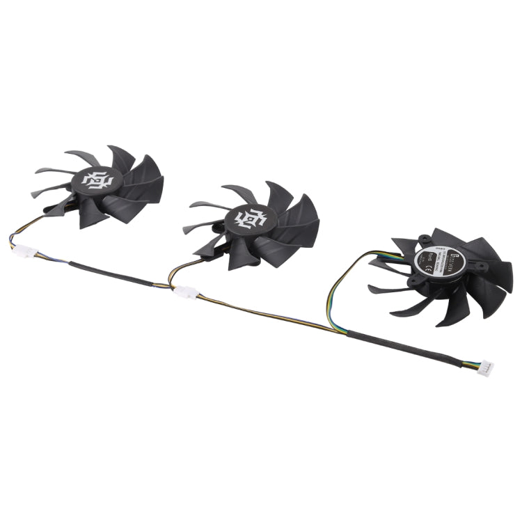 3 Stück Grafikkarten-Kühlventilator für Zotac GTX 1070-8GD5 X-OC, Durchmesser: 85mm, 0,5A Durchmesser: 9,5mm (3 Stück)