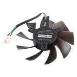T129215SU 4-Pin Zwei Kugellager Ersatz-Kühlventilator für MSI Gigabyte GTX 1060 RX 480 460 570 580 R9 290X RX 550 Kartenkühler, Durchmesser: 85mm, 4-Pin Stecker