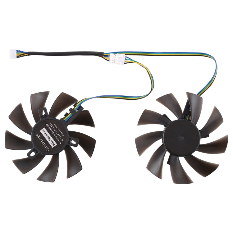 GFY09010E12SPA 4-Pin Grafikkarten-Kühlventilator für Zotac GTX 1070 Mini GTX 1060 6GB GTX1060, Durchmesser: 85mm, Paar, GFY09010E12SPA