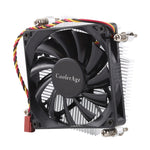 CoolAge 1155-1U DC 12V 2000PRM 30,5cfm Aluminium-Kühlkörper Hydraulisches Lager Kühlventilator CPU-Kühlventilator für Intel 1150 1156 1151, 1155-1U Aluminium