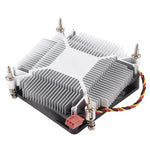 CoolAge 1155-1U DC 12V 2000PRM 30,5cfm Aluminium-Kühlkörper Hydraulisches Lager Kühlventilator CPU-Kühlventilator für Intel 1150 1156 1151, 1155-1U Aluminium