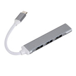 C809 USB 3.0 x 1 + USB 2.0 x 3 zu USB-C / Typ-C Multifunktions-Splitter HUB Adapter, C809