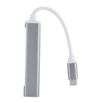 C809 USB 3.0 x 1 + USB 2.0 x 3 zu USB-C / Typ-C Multifunktions-Splitter HUB Adapter, C809