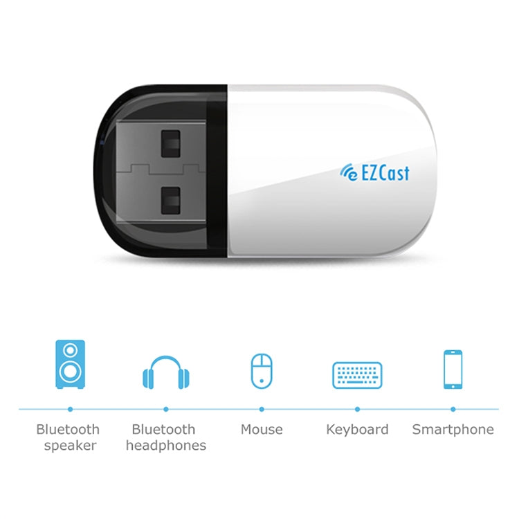 EZCast EZC-5200BS 600Mbps Dual-Band WiFi + Bluetooth USB 2.0 Wireless Adapter