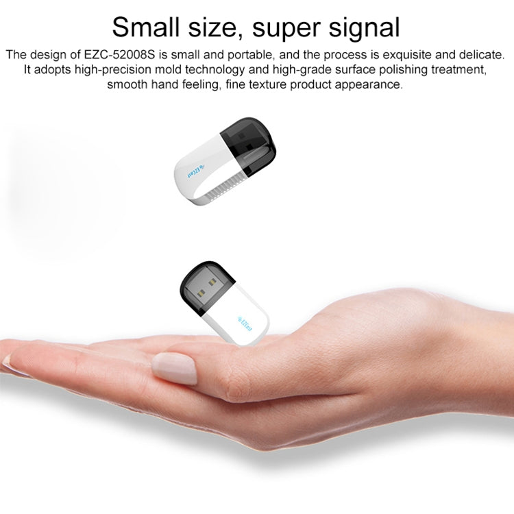 EZCast EZC-5200BS 600Mbps Dual-Band WiFi + Bluetooth USB 2.0 Wireless Adapter