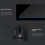 Logitech G640 Stoff-Mauspad für E-Sport-Gaming, Größe: 46 x 40 cm, G640 Stoff