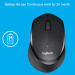 Logitech M330 Kabellose optische Stummmaus mit Micro-USB-Empfänger