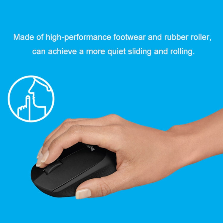 Logitech M330 Kabellose optische Stummmaus mit Micro-USB-Empfänger