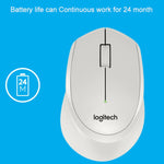 Logitech M330 Kabellose optische Stummmaus mit Micro-USB-Empfänger