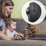 Logitech MX ERGO S 440DPI Bluetooth + Unifying Dual-Mode Kabellose Trackball Optische Maus, MX ERGO S