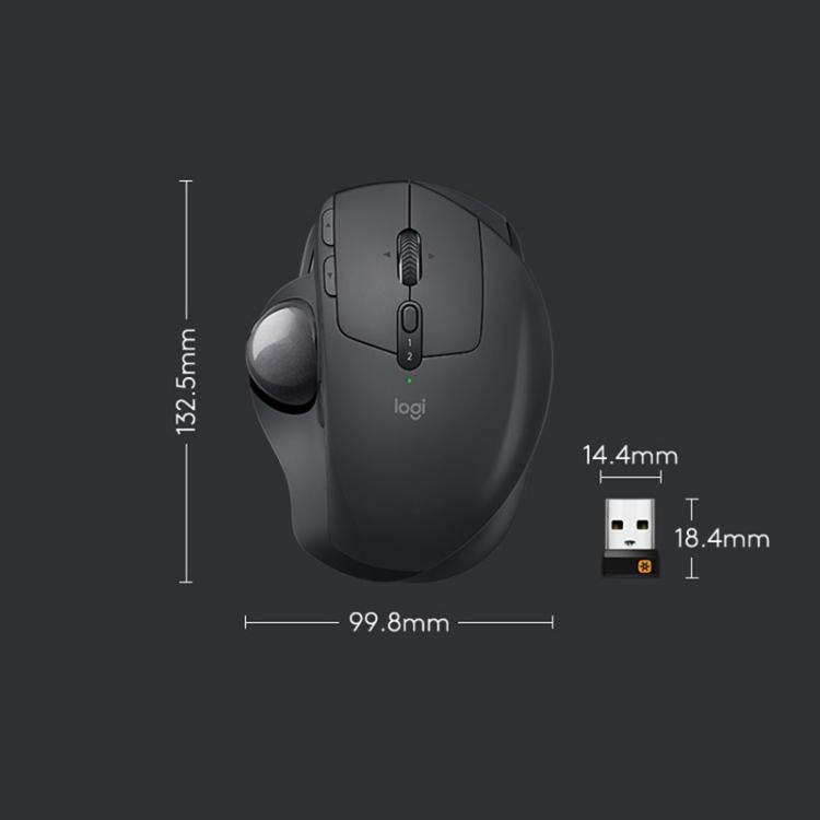 Logitech MX ERGO S 440DPI Bluetooth + Unifying Dual-Mode Kabellose Trackball Optische Maus, MX ERGO S