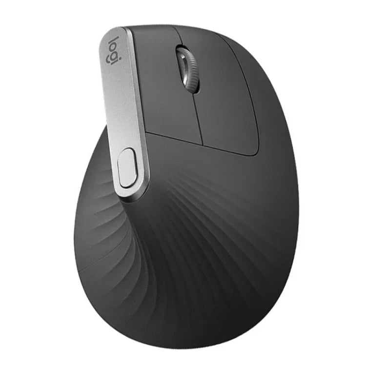 Logitech MX Vertical 4000DPI USB-C / Typ-C + Unifying + Bluetooth Drei-Modus Ergonomische kabellose optische Vertikalmaus, MX Vertical