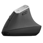 Logitech MX Vertical 4000DPI USB-C / Typ-C + Unifying + Bluetooth Drei-Modus Ergonomische kabellose optische Vertikalmaus, MX Vertical