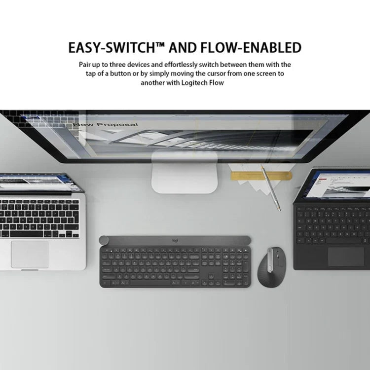 Logitech MX Vertical 4000DPI USB-C / Typ-C + Unifying + Bluetooth Drei-Modus Ergonomische kabellose optische Vertikalmaus, MX Vertical