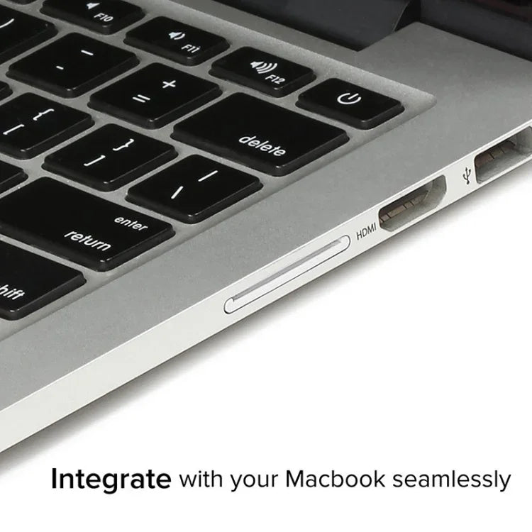 BASEQI 303ASV Verstecktes SD-Kartenfach aus Aluminiumlegierung für MacBook Pro Retina 13,3 Zoll Laptops